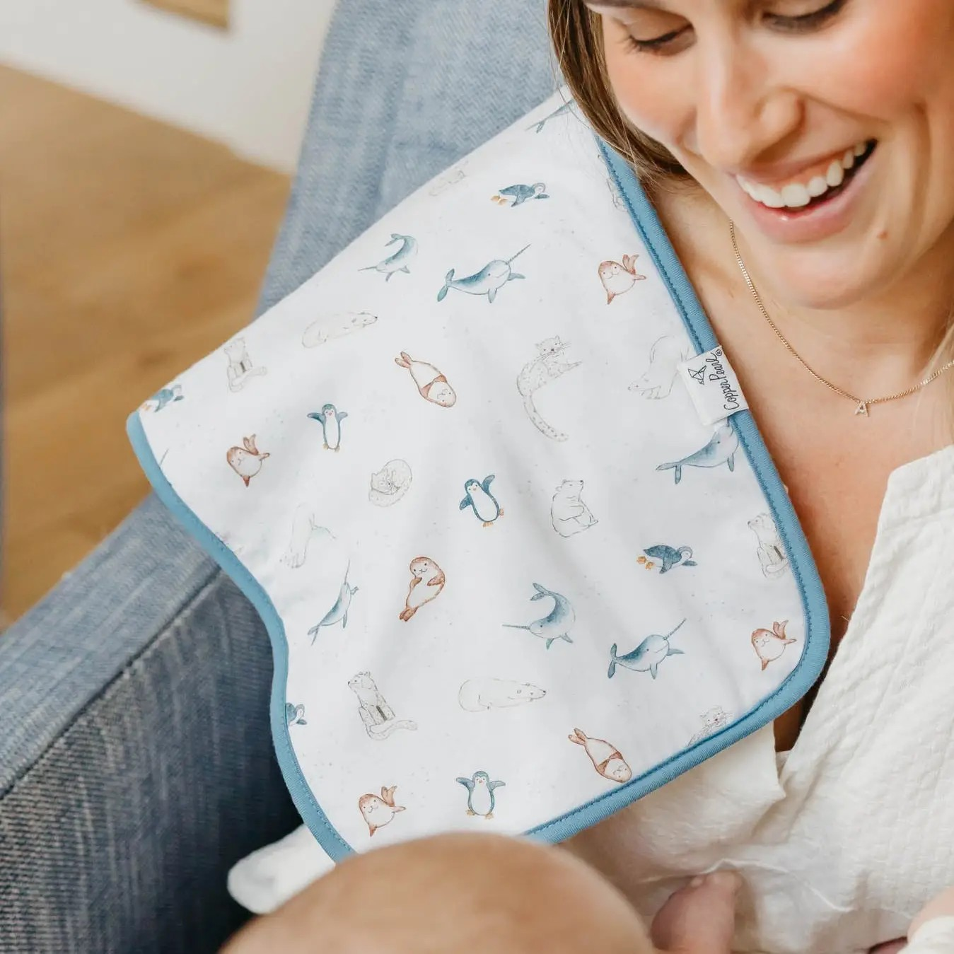Artic Wonder Premium Burp Cloth | Copper Pearl