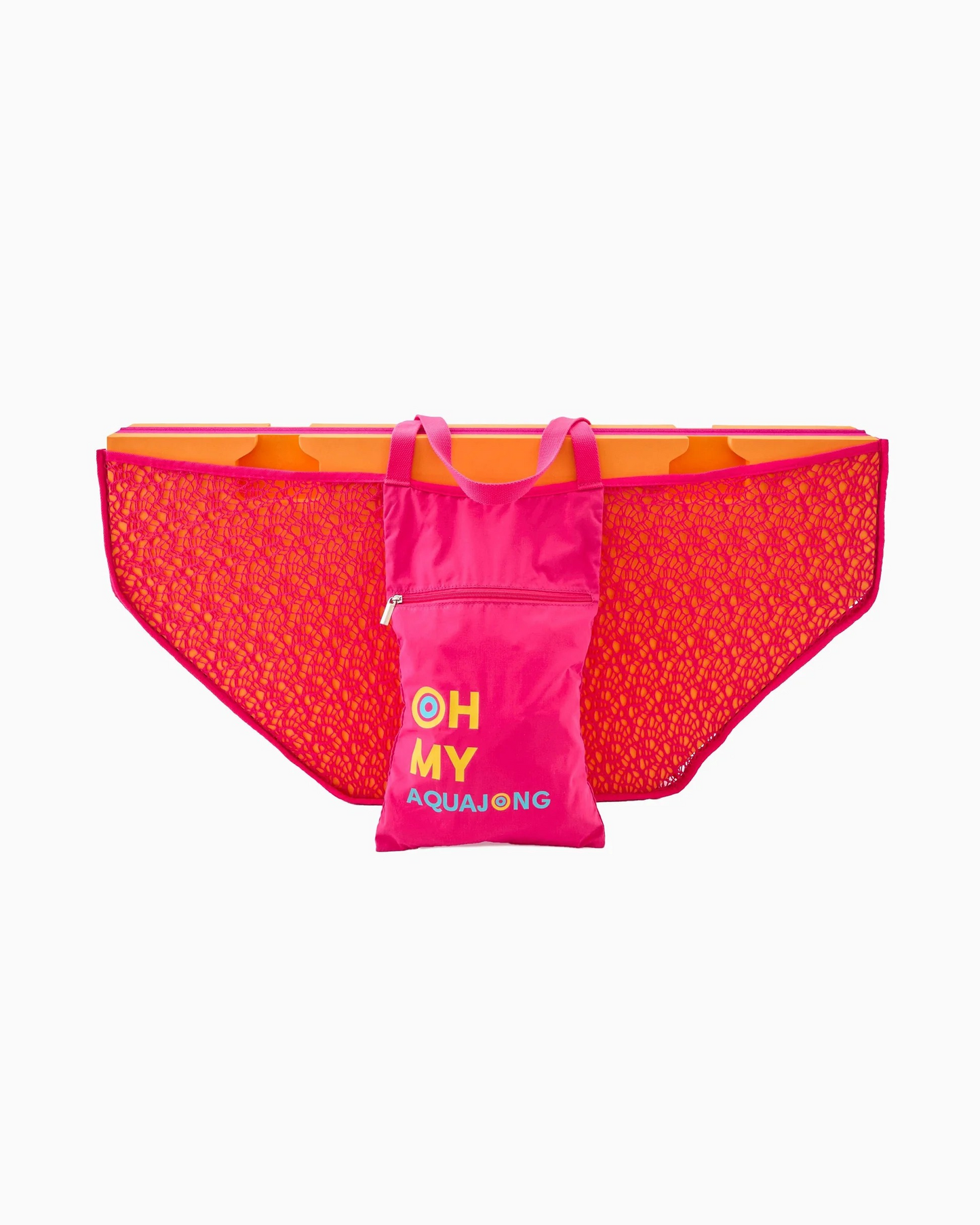 Pink Aqua Jong Mat | Oh My Mahjong