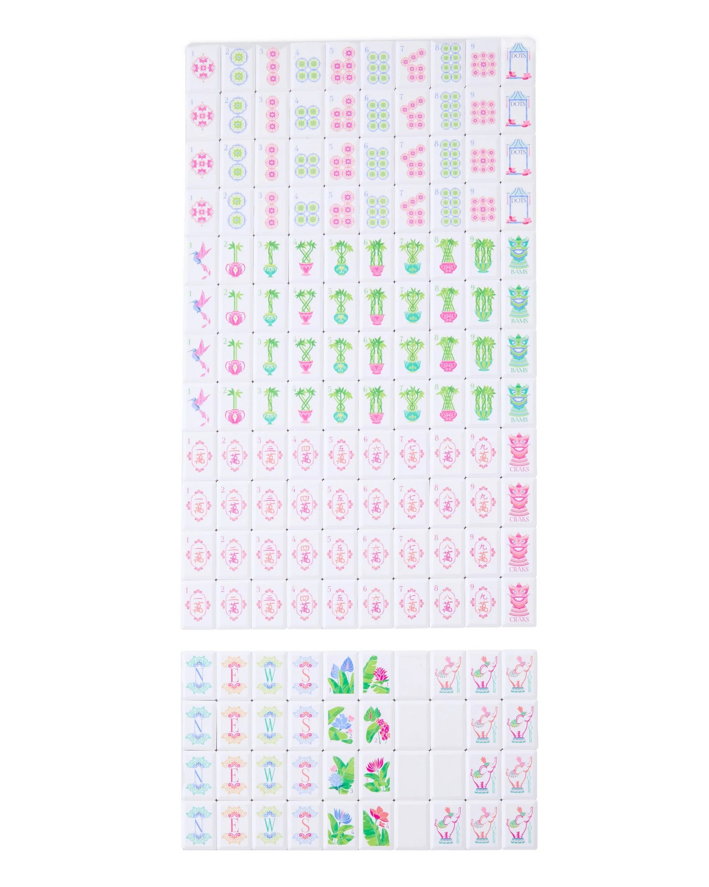 Poppy Debutante Tile Set | Oh My Mahjong