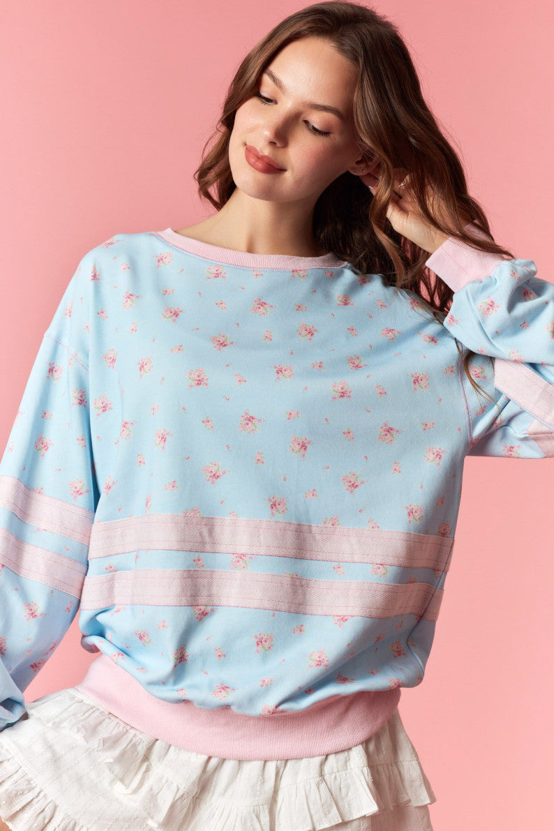 Boardwalk Blossom Pullover