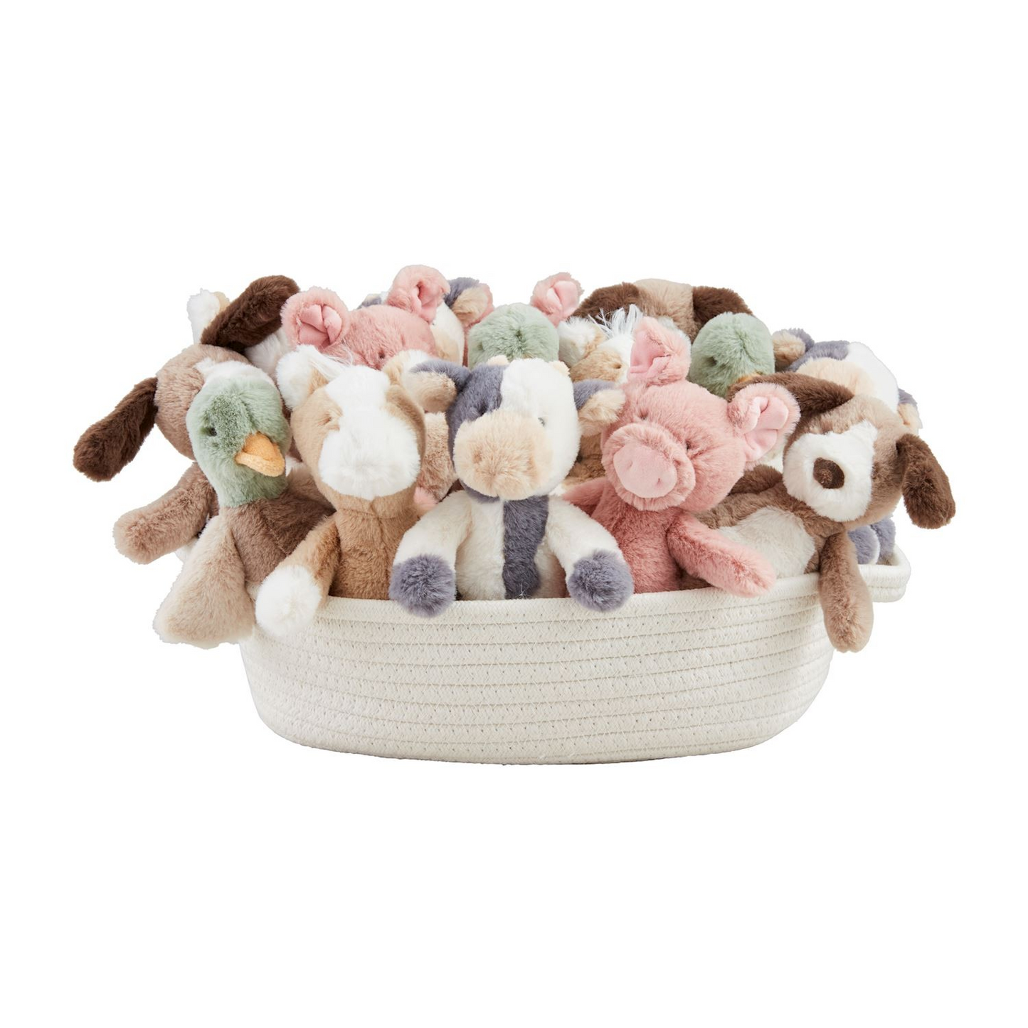 Farm Plush Rattle Pals