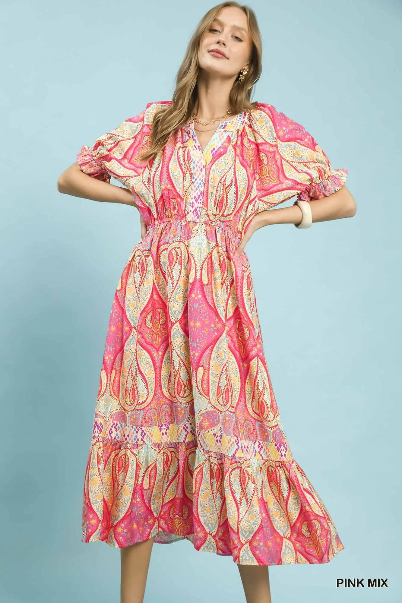 Boho Paisley Dress