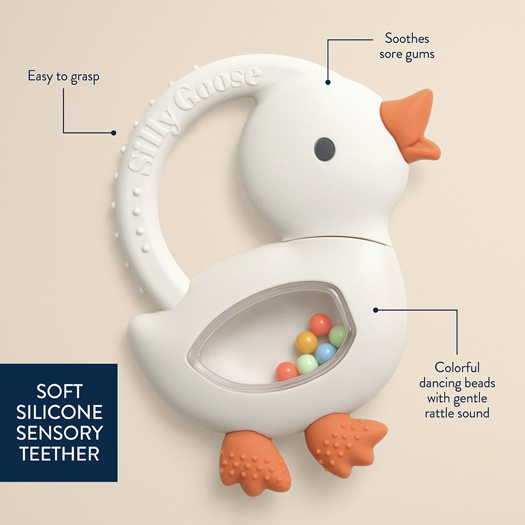 Bitzy Shake Silicone Rattle