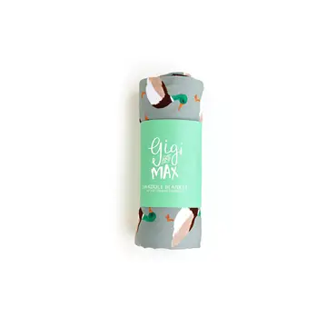 Wilder Duck Swaddle Bamboo Baby Blanket