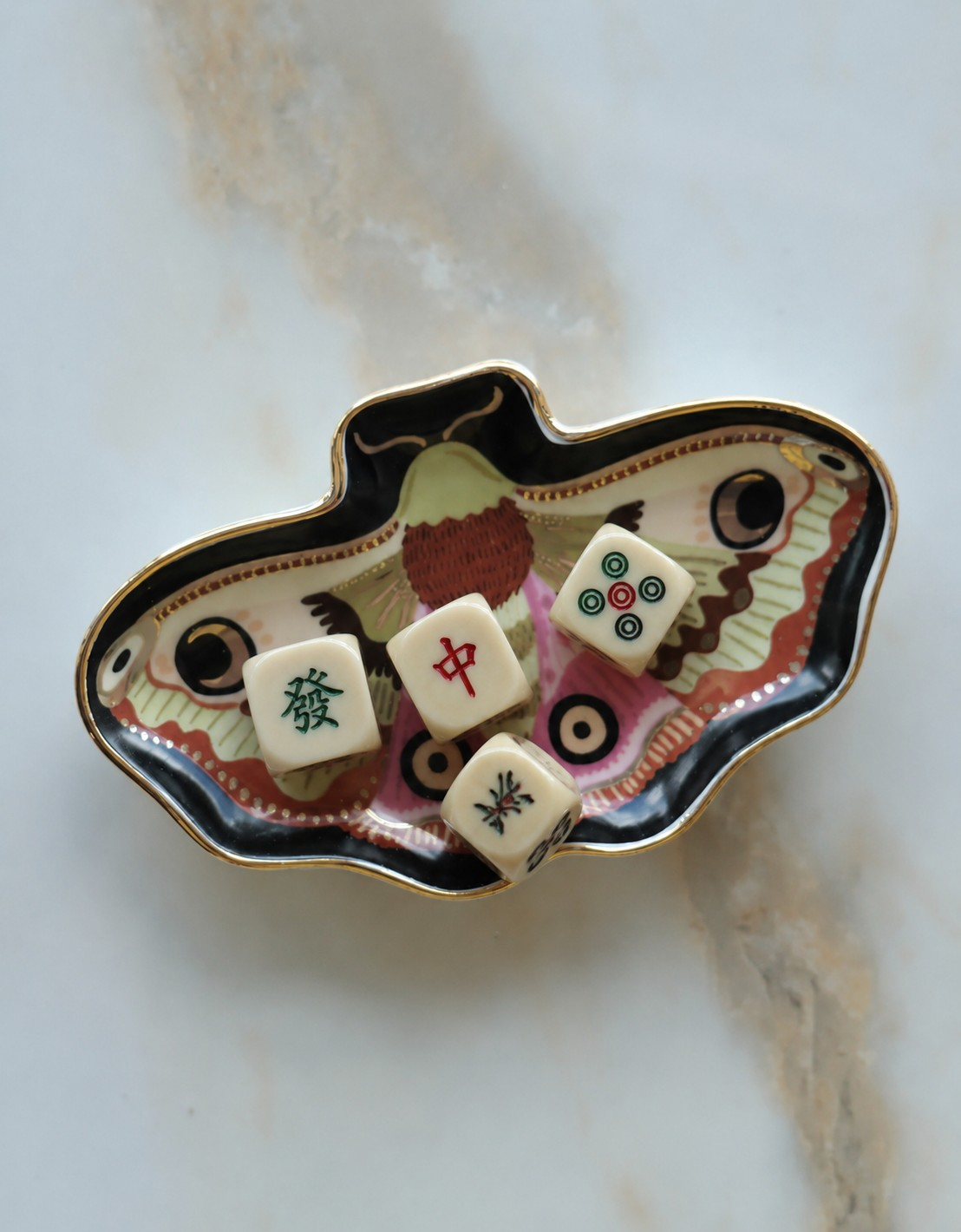 Moon Moth Trinket/Dice Dish