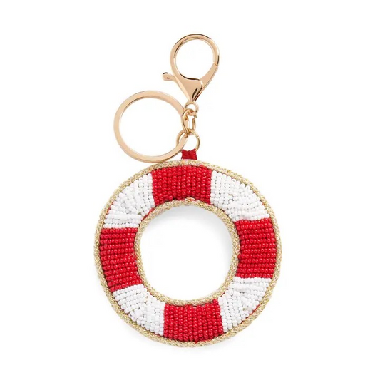 Life Saver Beaded Bag Charm