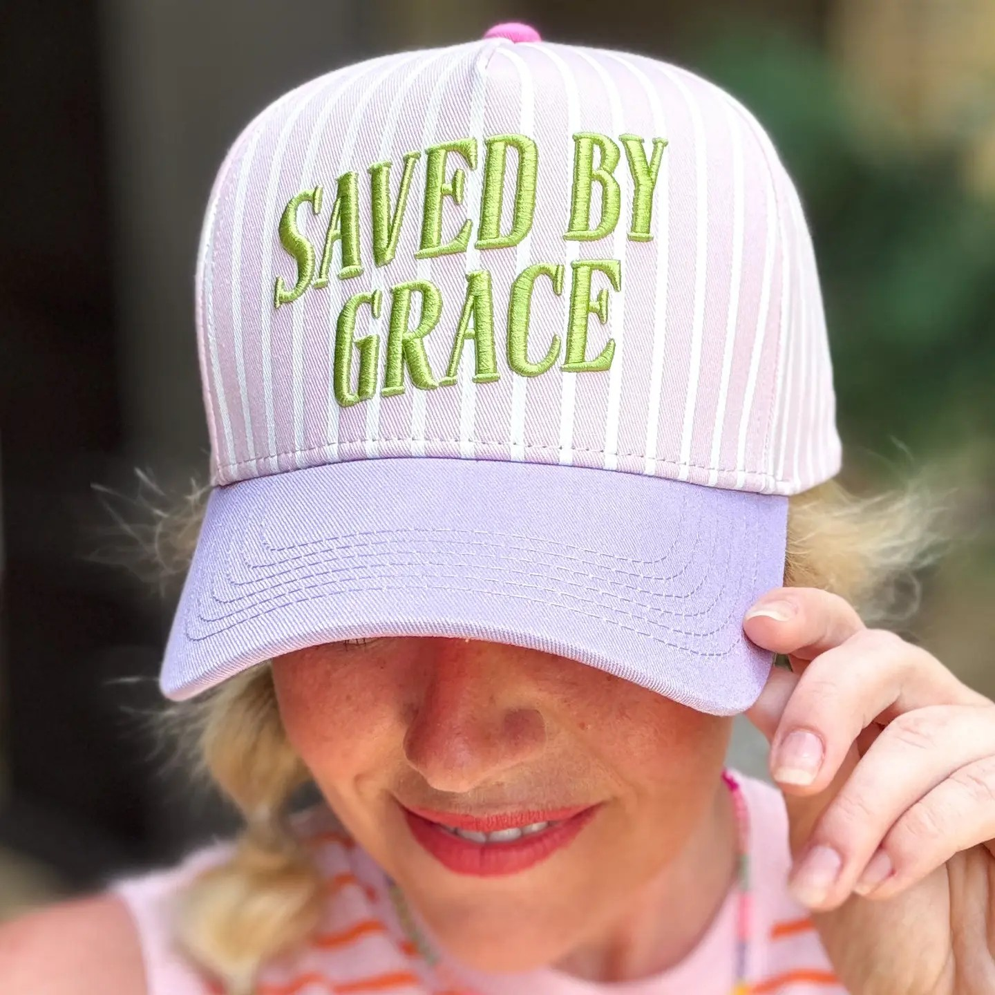 Saved By Grace Hat