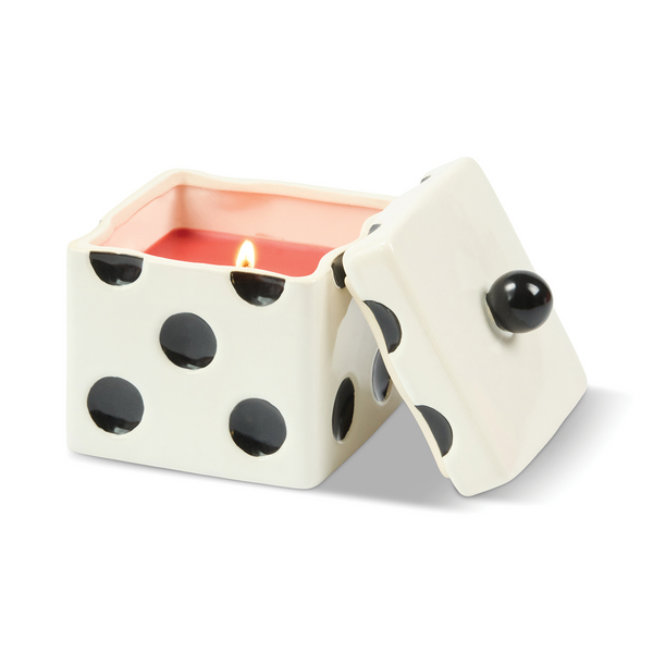 Lucky Dice 10oz Candle | Tabacco Patchouli