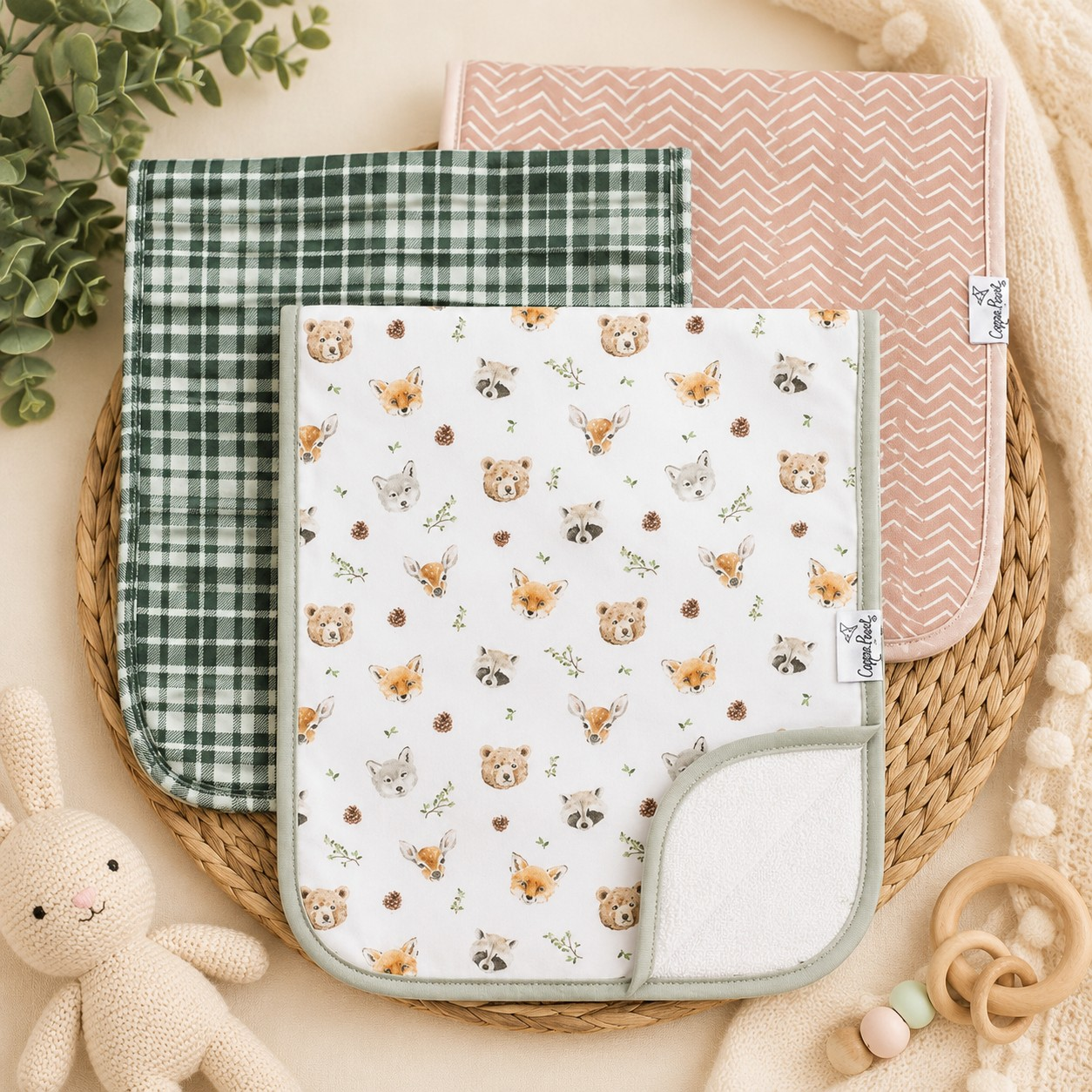 3 Pack Burb Cloth | Wilder | Copper Pearl