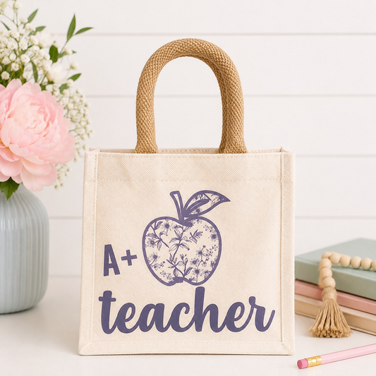 A+ Teacher Petite Gift Tote