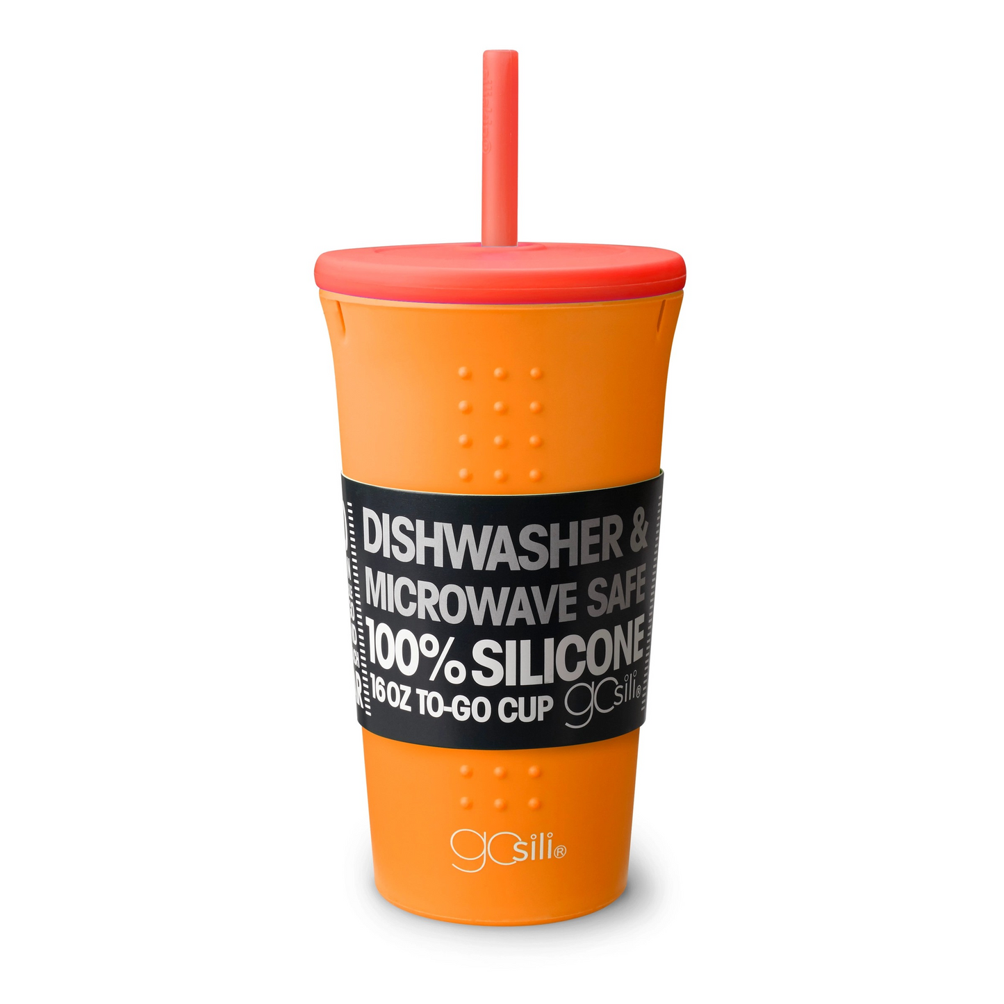 16 oz Silicone Straw Cup
