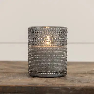 5' Grey Flame Candle