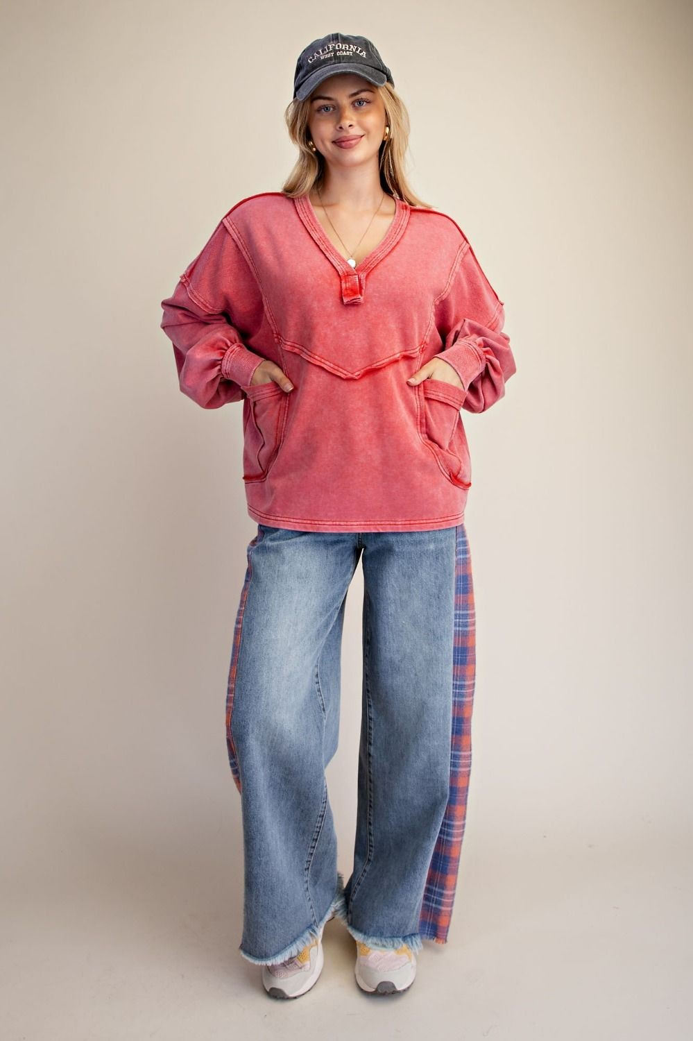 Free Spirit Mineral Washed Top