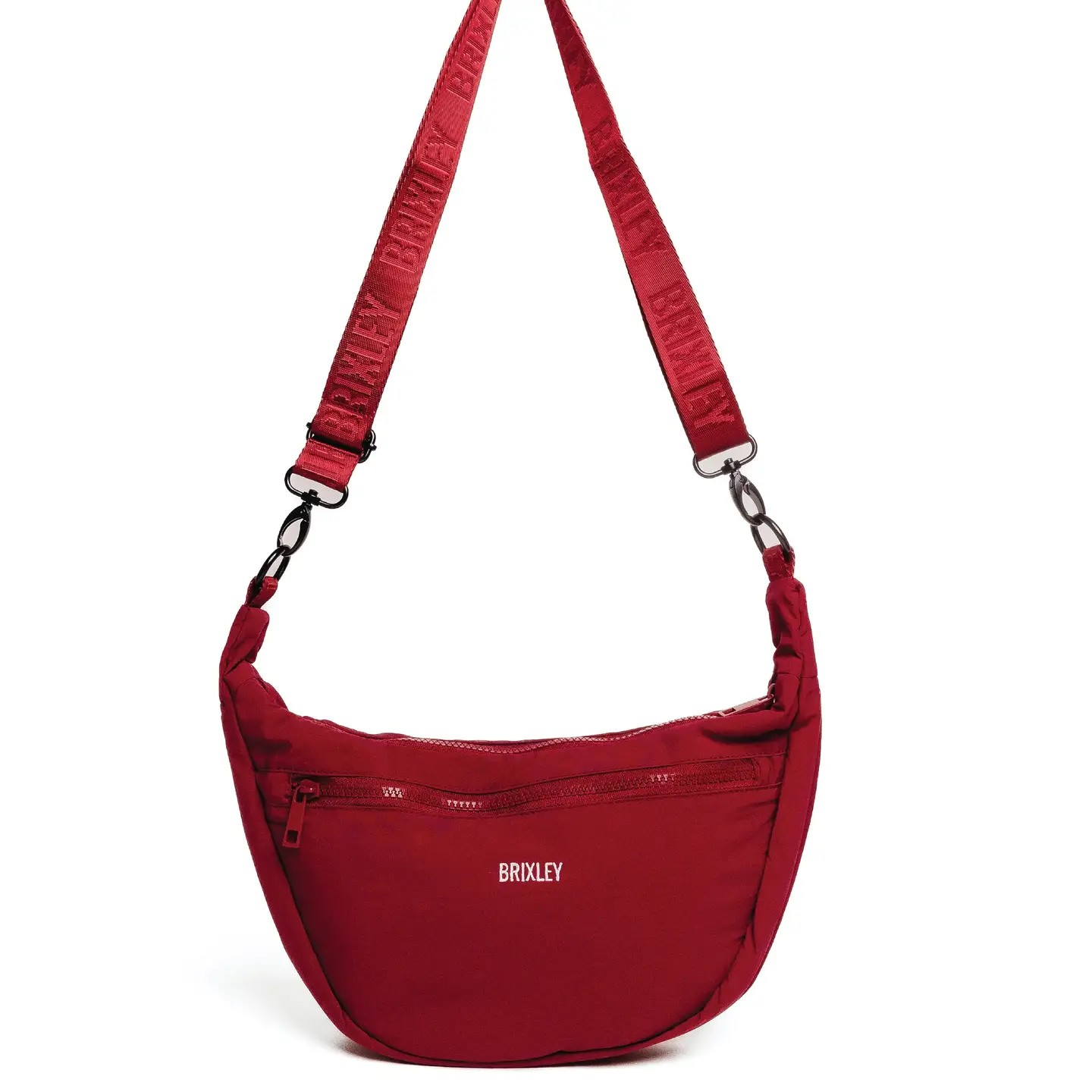 Cranberry Crescent Crossbody | Brixley
