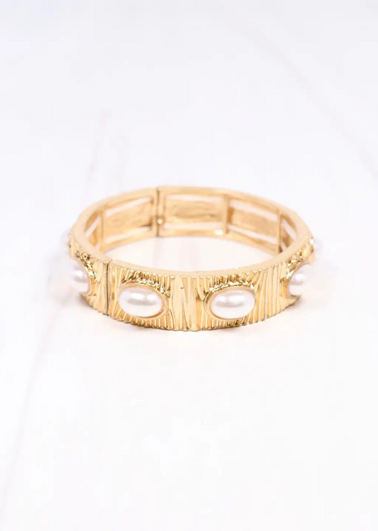 Pascal Pearl Stretch Bracelet