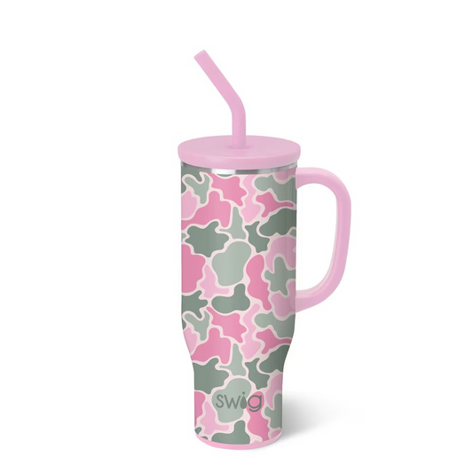 Blushing Pink Camo Mega Mug | Swig