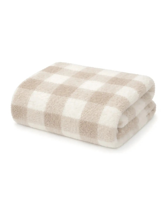 Bliss Gingham Blanket | Phufy | Pebble