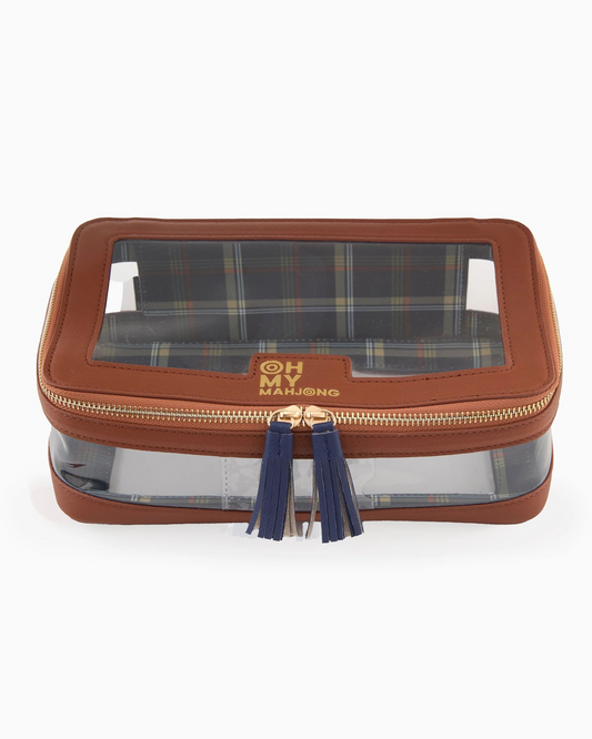 Cognac Tile Bag | Oh My Mahjong