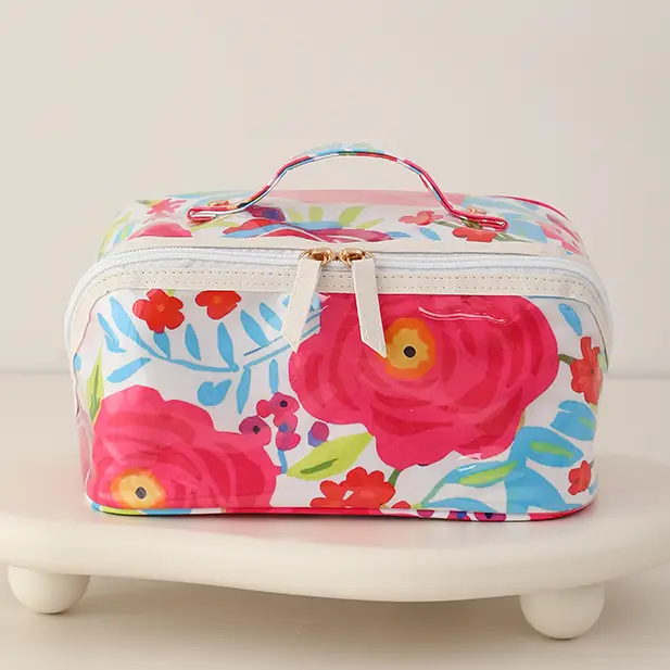 Tropical Escape Cosmetic Make Up Bag | Waterproof
