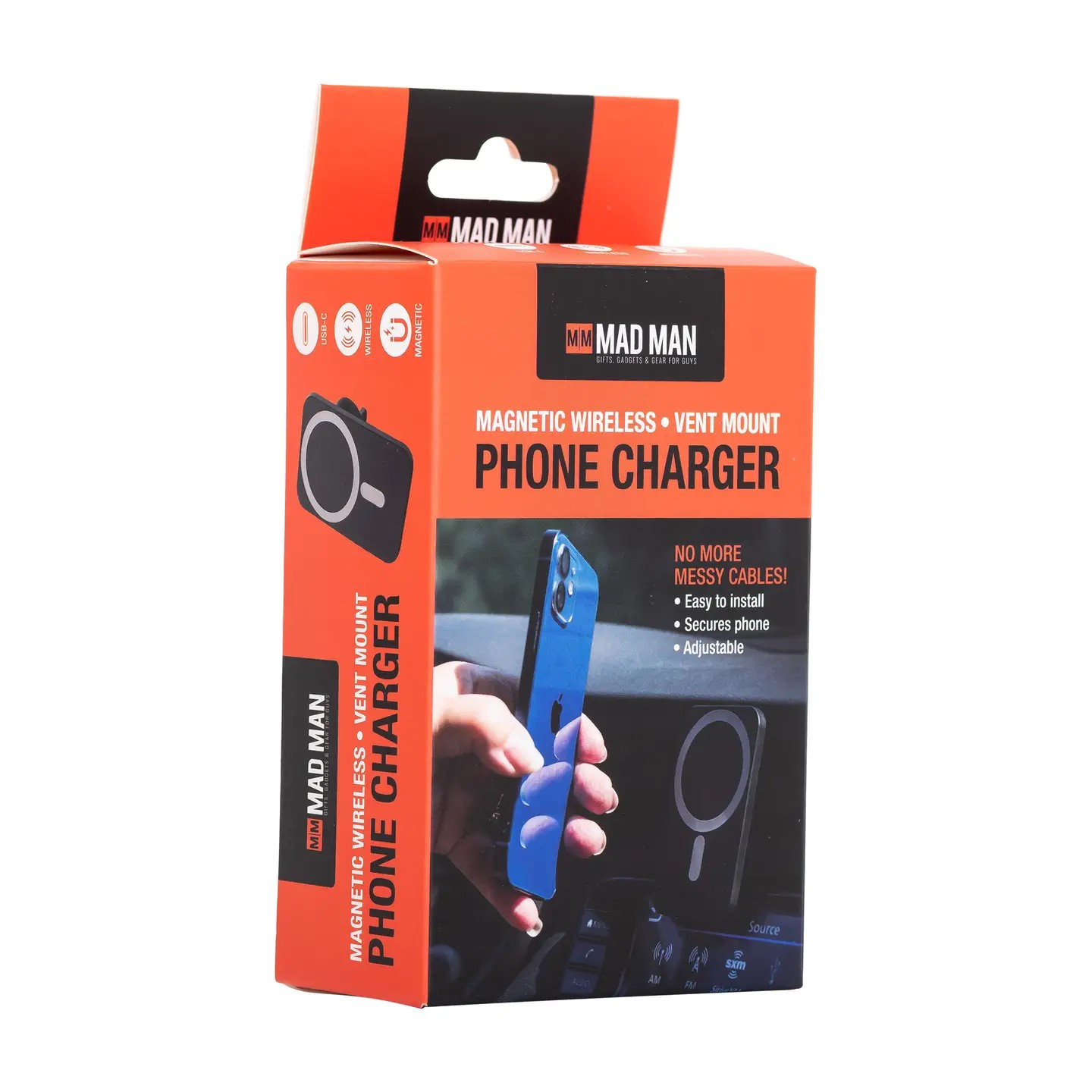 Magnetic Vent Clip Car Charger