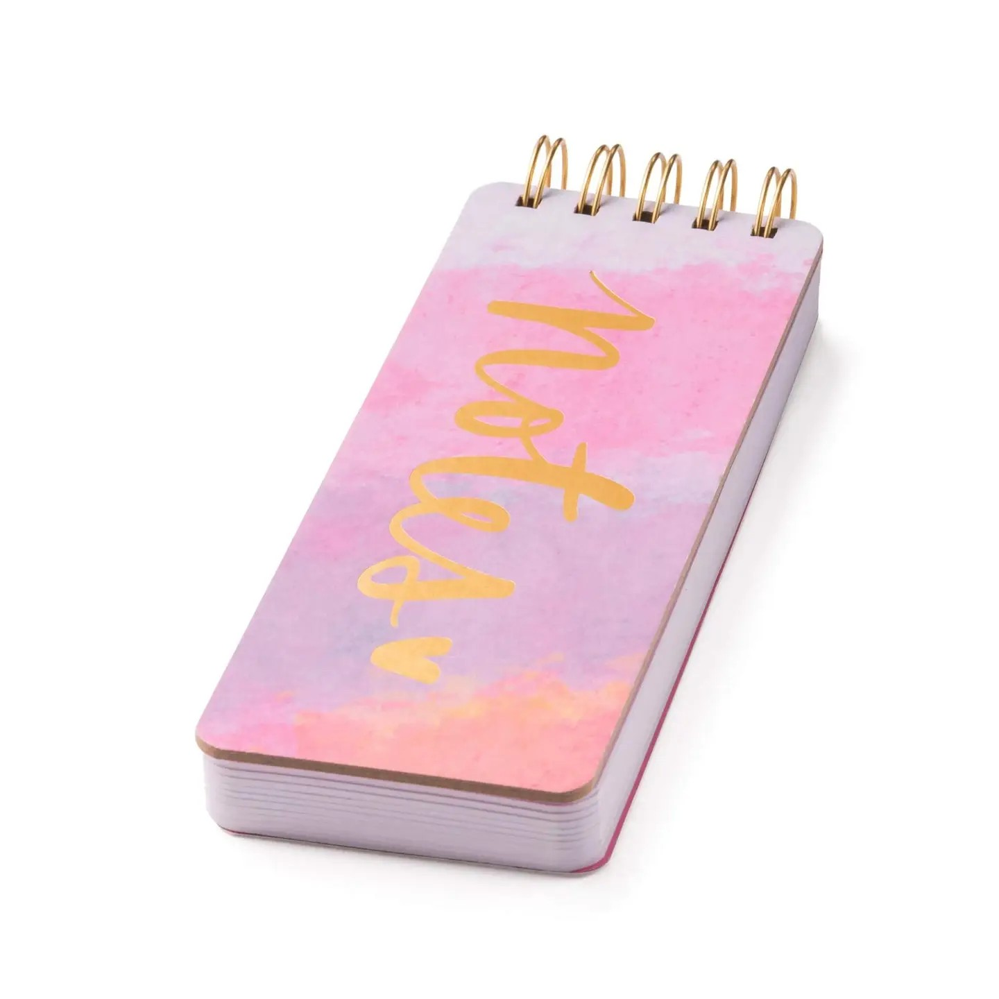 Golden Notes Jotter Notebook