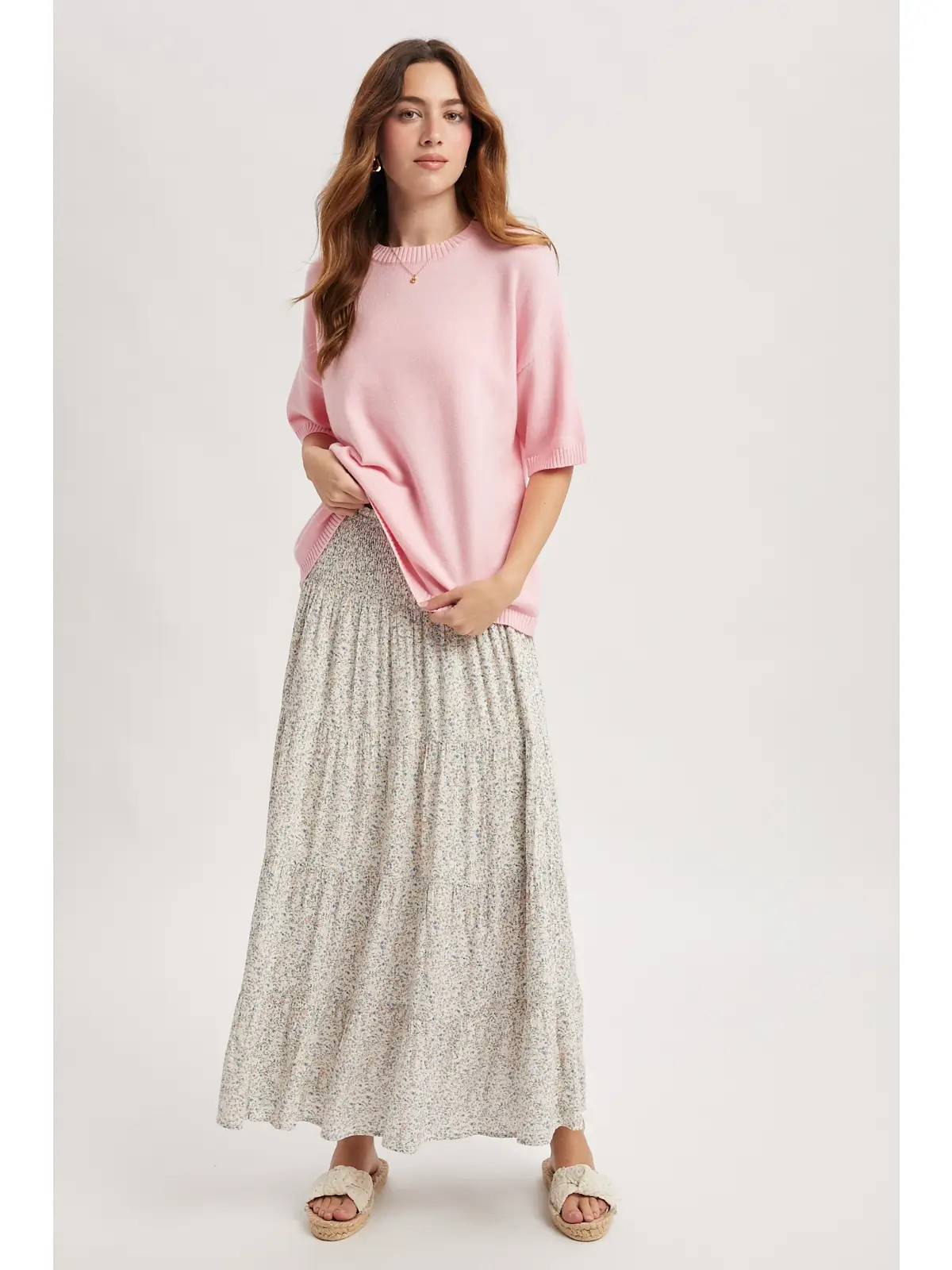 Pink Sugar Short Sleeve Sweater