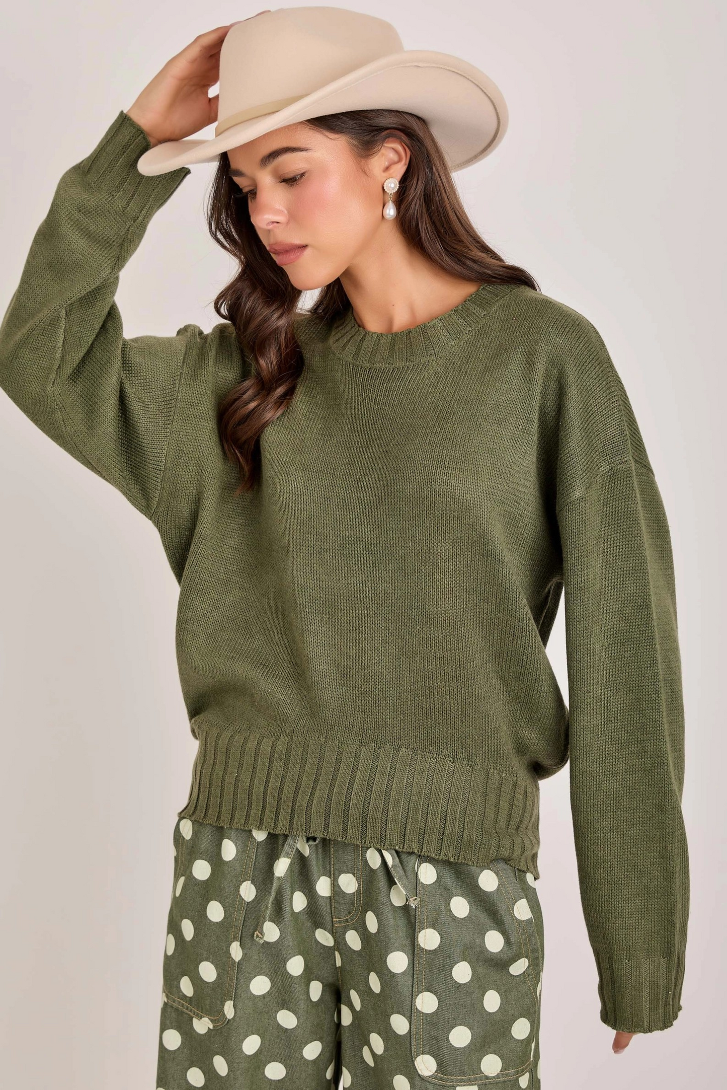 Olive Edit Sweater