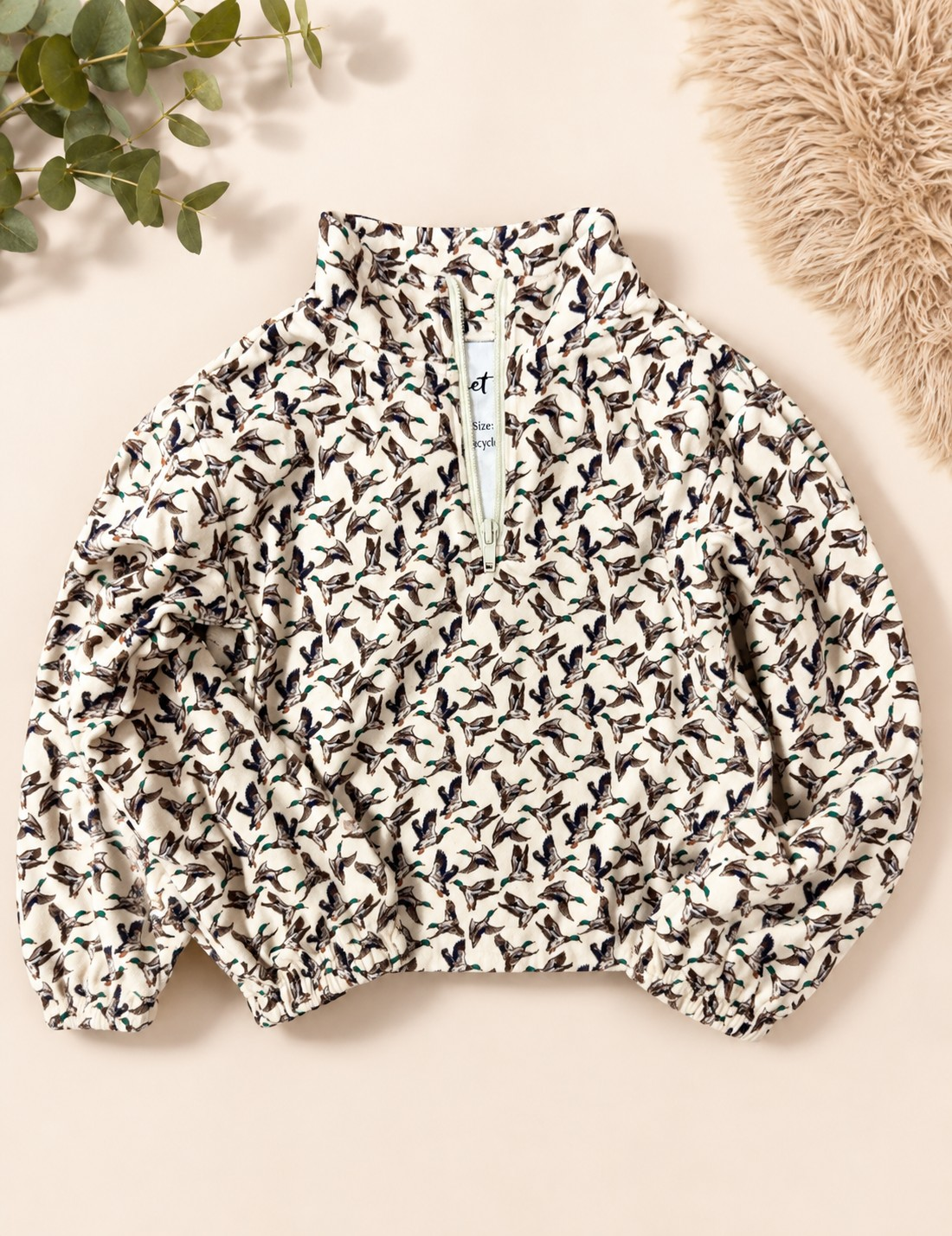 Delta Wings Quarter Zip | Velvet Fawn