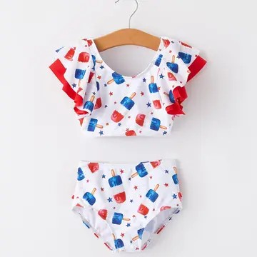 Red, White and Cool Swimsuit