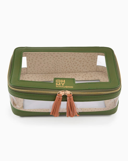 Olive Tile Storage Bag | Oh My Mahjong