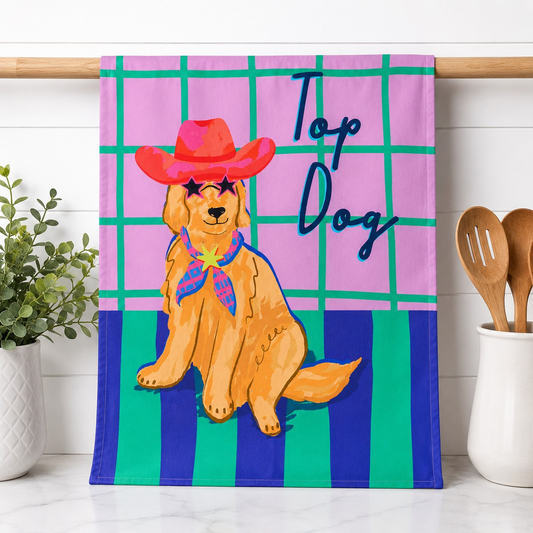 Top Dog Tea Towel
