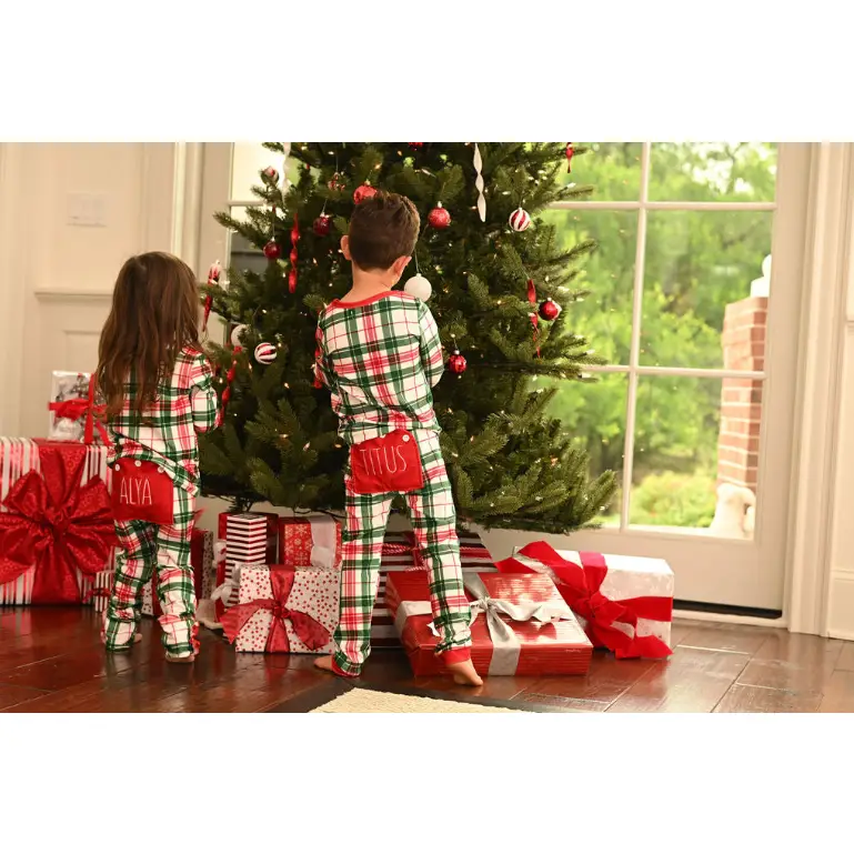 Merry Morning Plaid Pajamas| Monogram Me