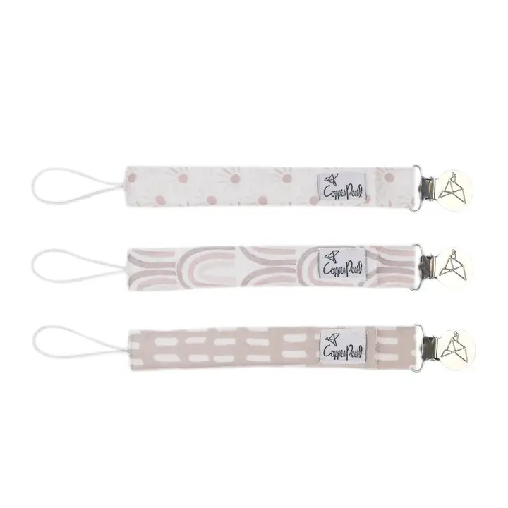 Binky Clips | 3 Pack | Copper Pearl