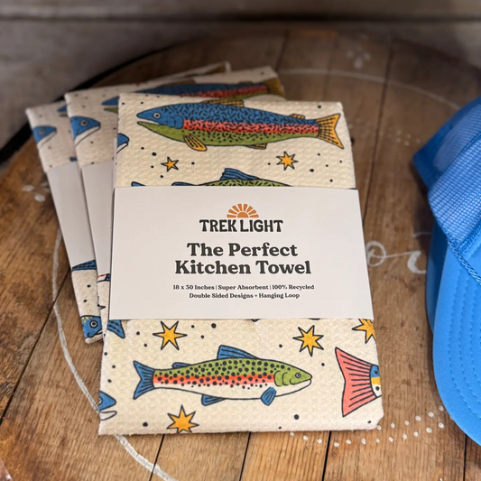 River Trout Kitchen Towel