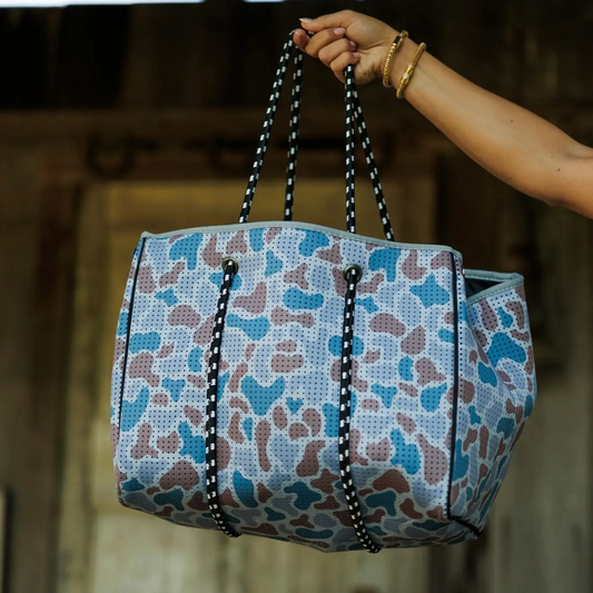 Large Camo Tote Bag