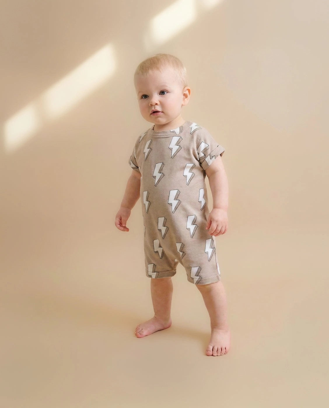 Electric Cotton Romper | Lucky Panda