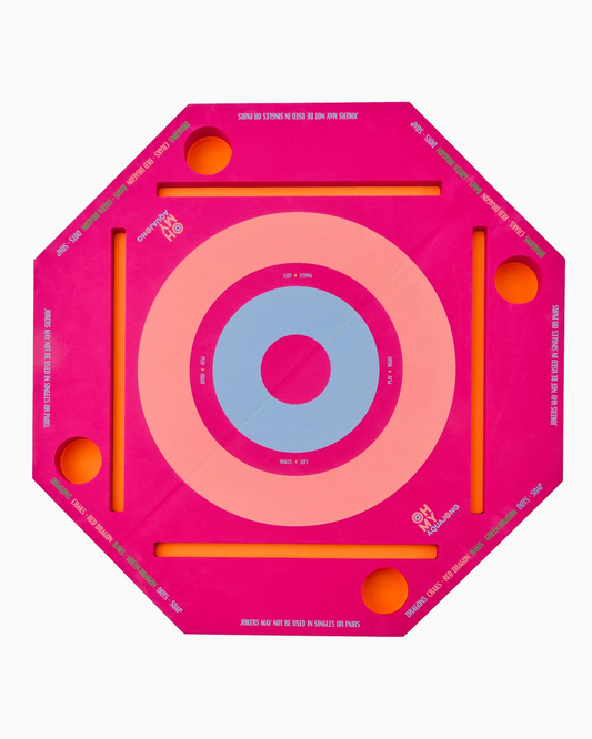 Pink Aqua Jong Mat | Oh My Mahjong