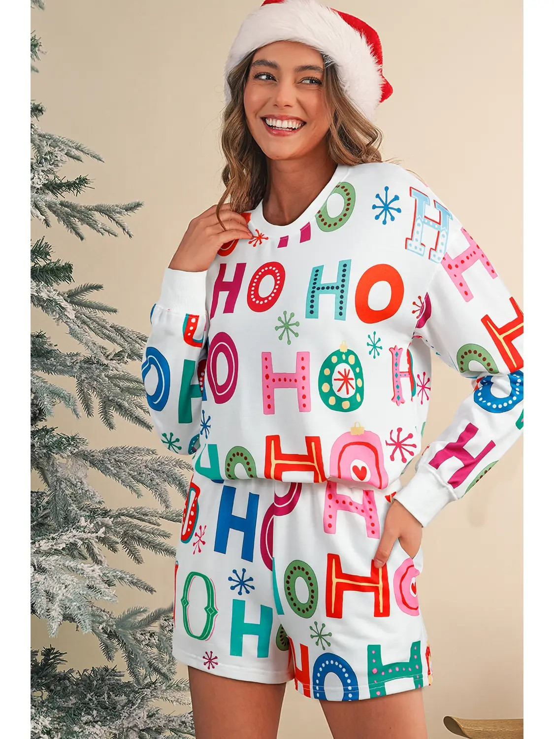Ho Ho Holiday Pj Set