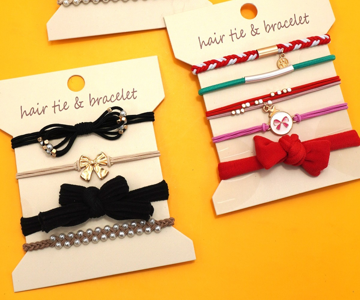 Boho Dual Function Knot Bracelet Hair Ties