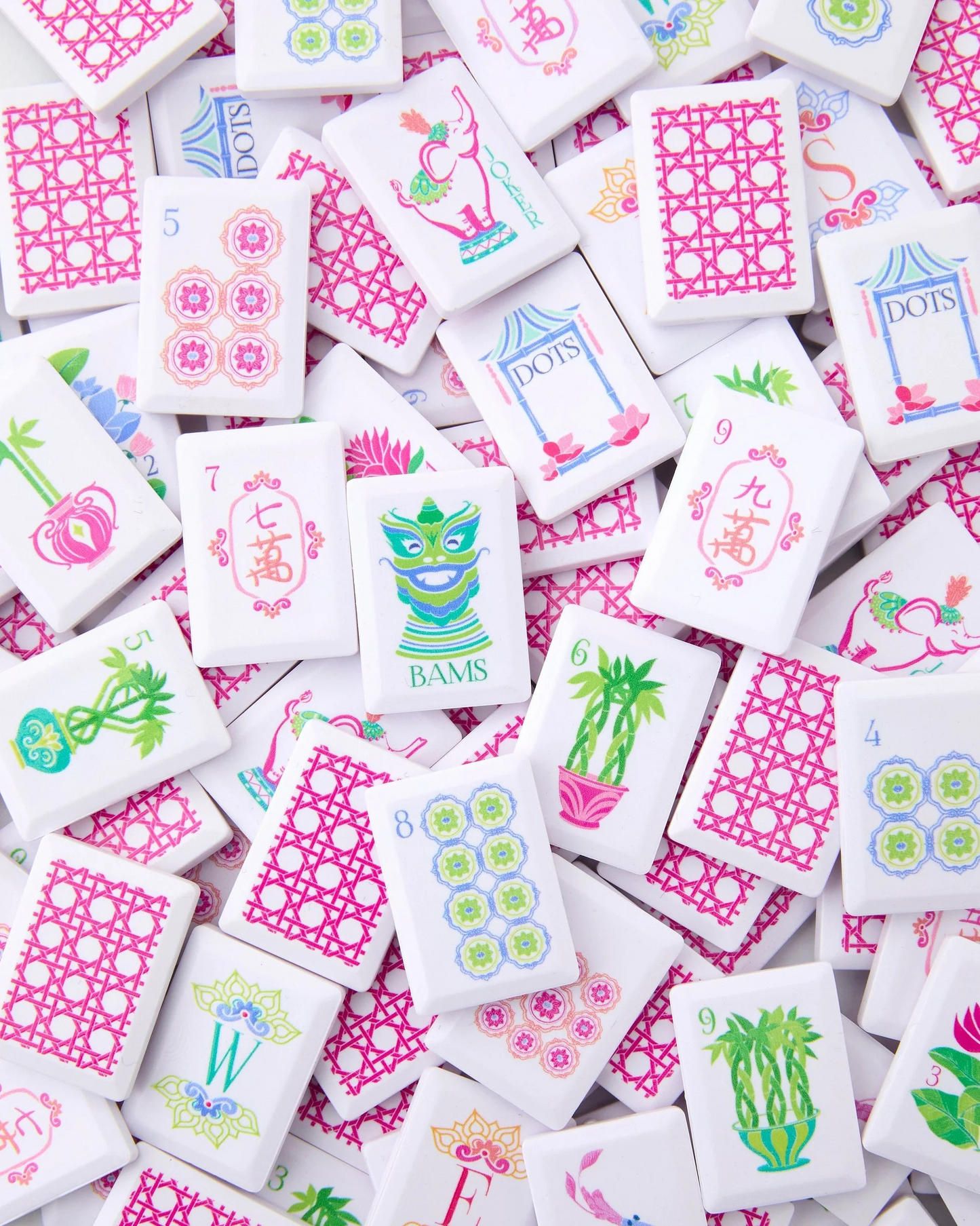 Poppy Debutante Tile Set | Oh My Mahjong