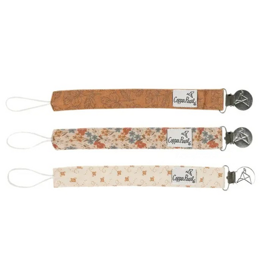 Binky Clips | 3 Pack | Copper Pearl
