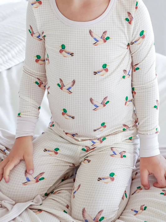 Little Mallard Two Piece Pajama Set