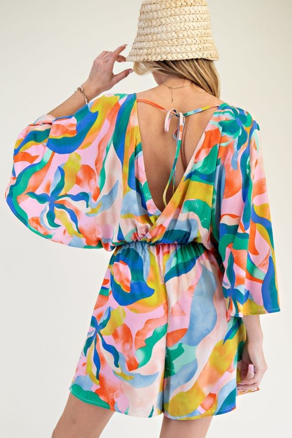 Palm Paradise Romper