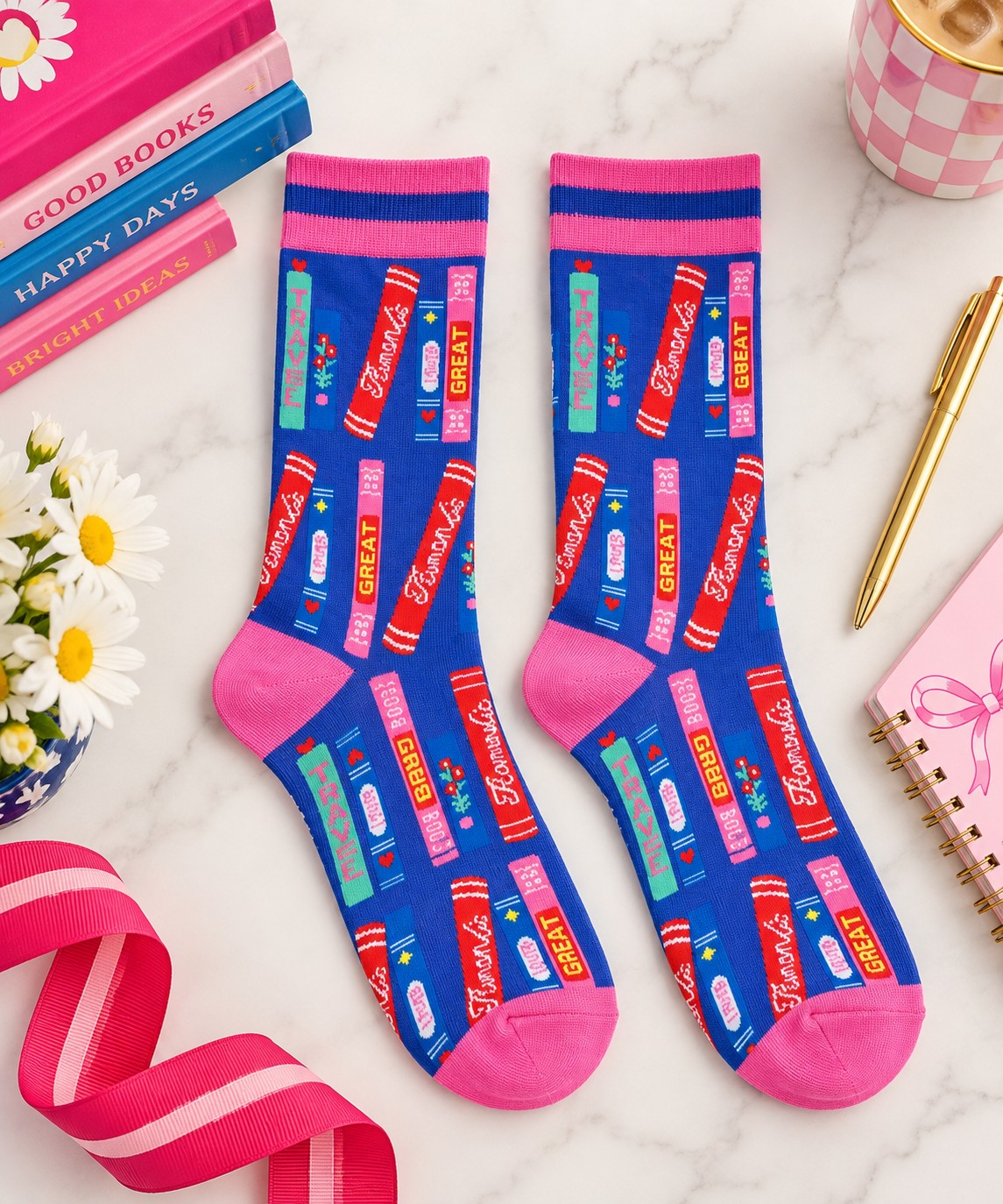 Book Club | Women's Bamboo Crew Socks
