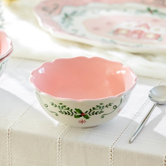 Holly Christmas Bowl
