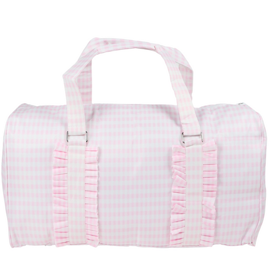 Little Miss Daisy | Pink Gingham Weekender