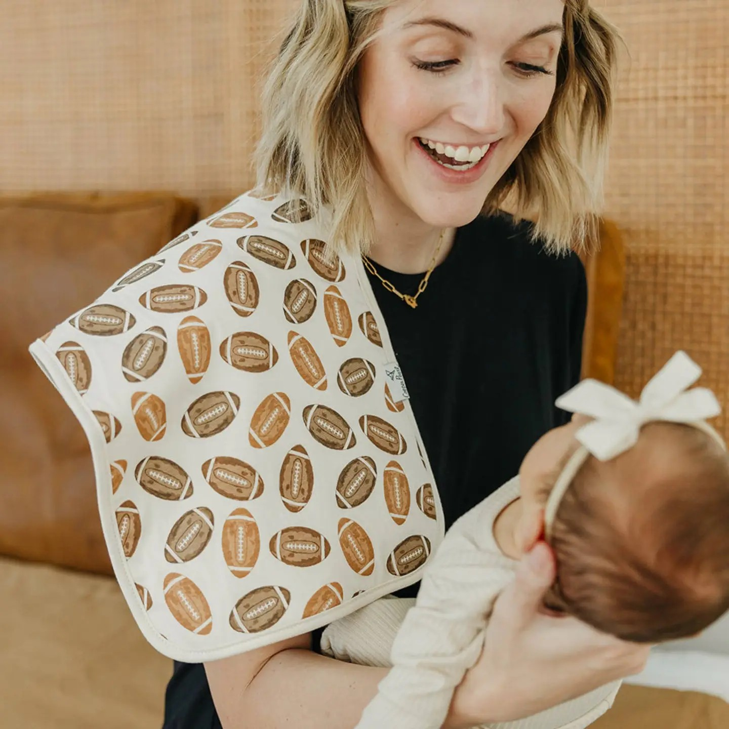 Blitz Premium Burp Cloth | Copper Pearl
