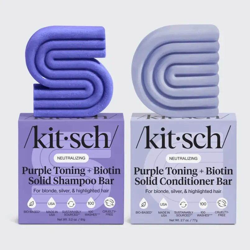 Purple Shampoo & Conditioner with Biotin | kit sch