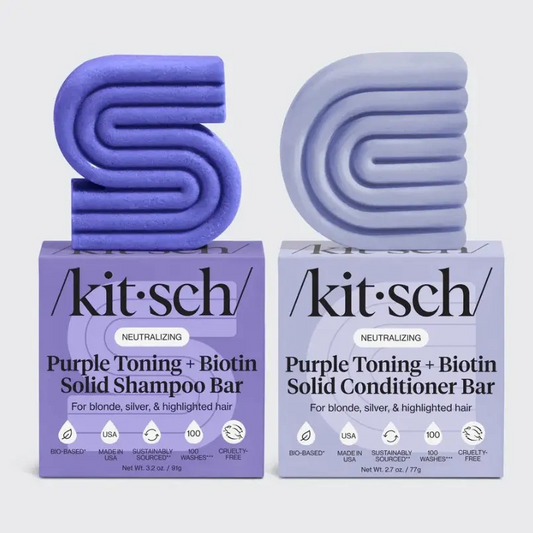 Purple Shampoo & Conditioner with Biotin | kit sch