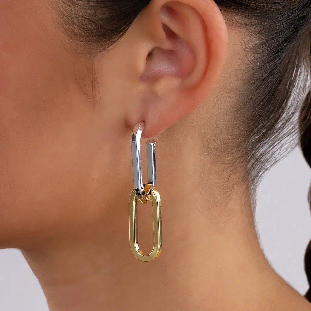Doran Oval Drop Earrings